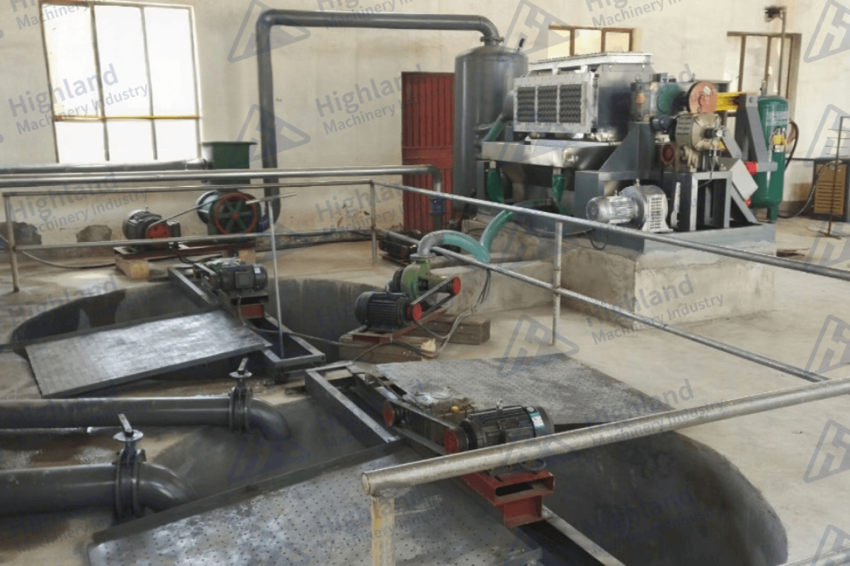 Sistema de pulpa de máquina de hueveras